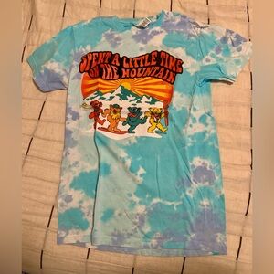 A-Basin Women’s Blue Tie-Dye TShirt
